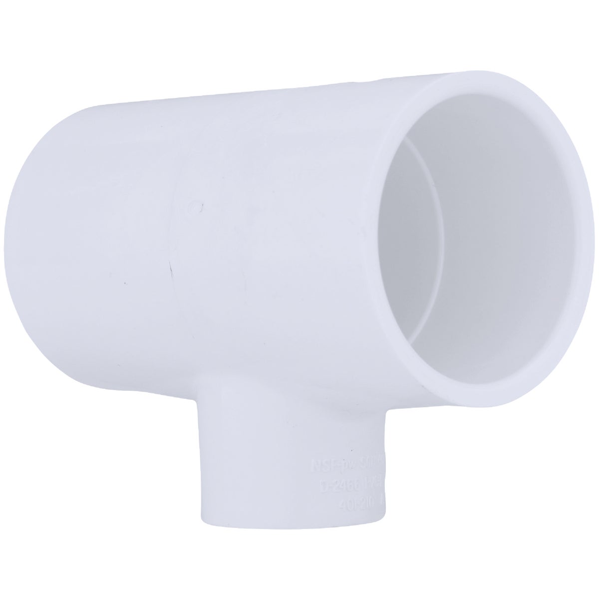 Charlotte Pipe 1-1/2 In. A x 1-1/2 In. B x 3/4 In. C Schedule 40 Pressure Reducing PVC Tee Image 1