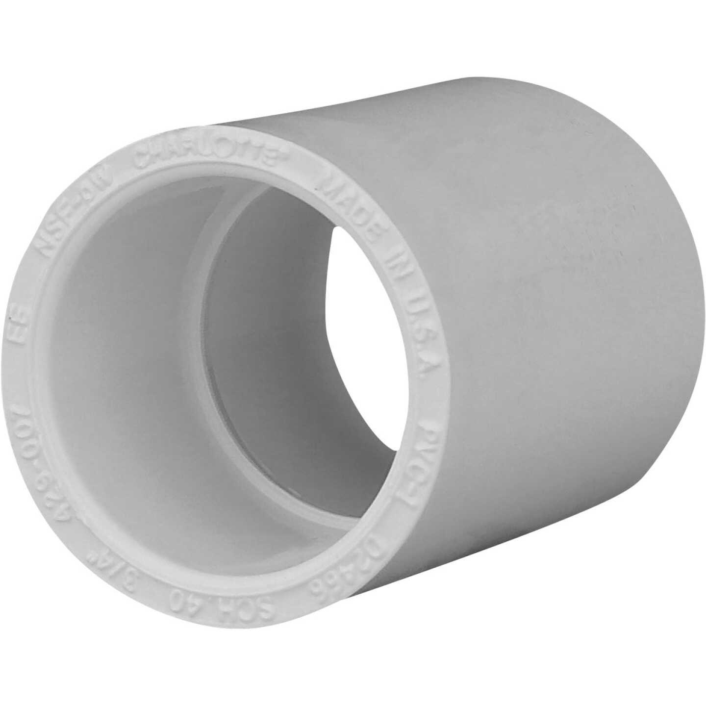 Charlotte Pipe 3/4 In. Sch. 40 PVC Coupling Image 1