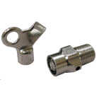 Homewerks 1/8 In. MIP Radiator Air Vent & Key Image 1