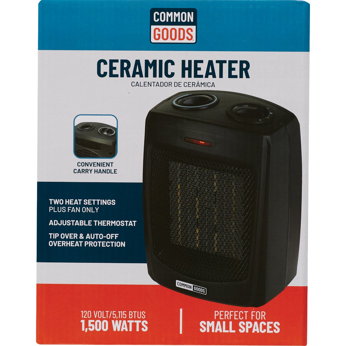 Home Impressions 1500W 120V Ceramic Space Heater Image 2