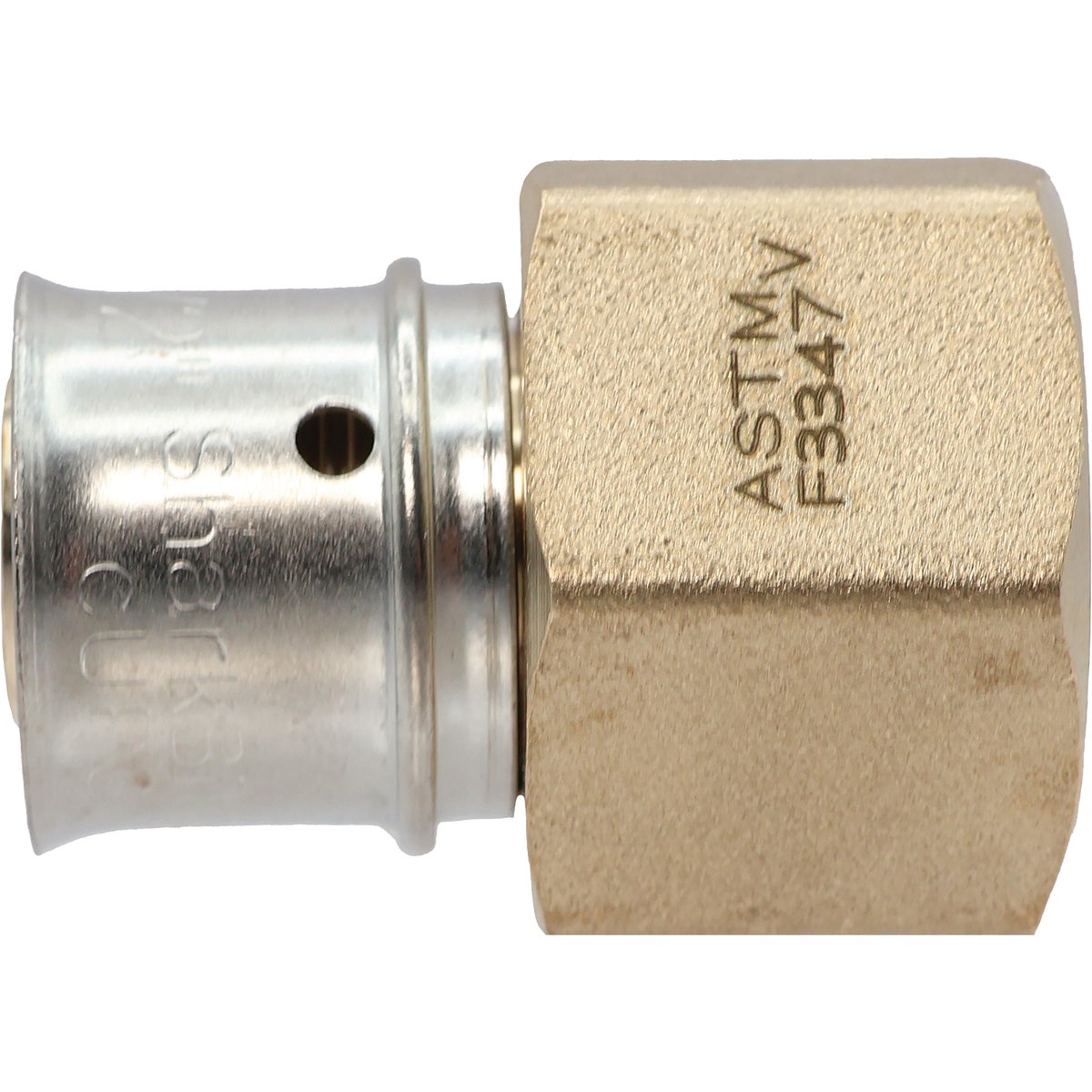 SharkBite 1/2 In. x 1/2 In. FNPT PEX Press Brass Adapter