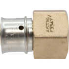 SharkBite 1/2 In. x 1/2 In. FNPT PEX Press Brass Adapter Image 1