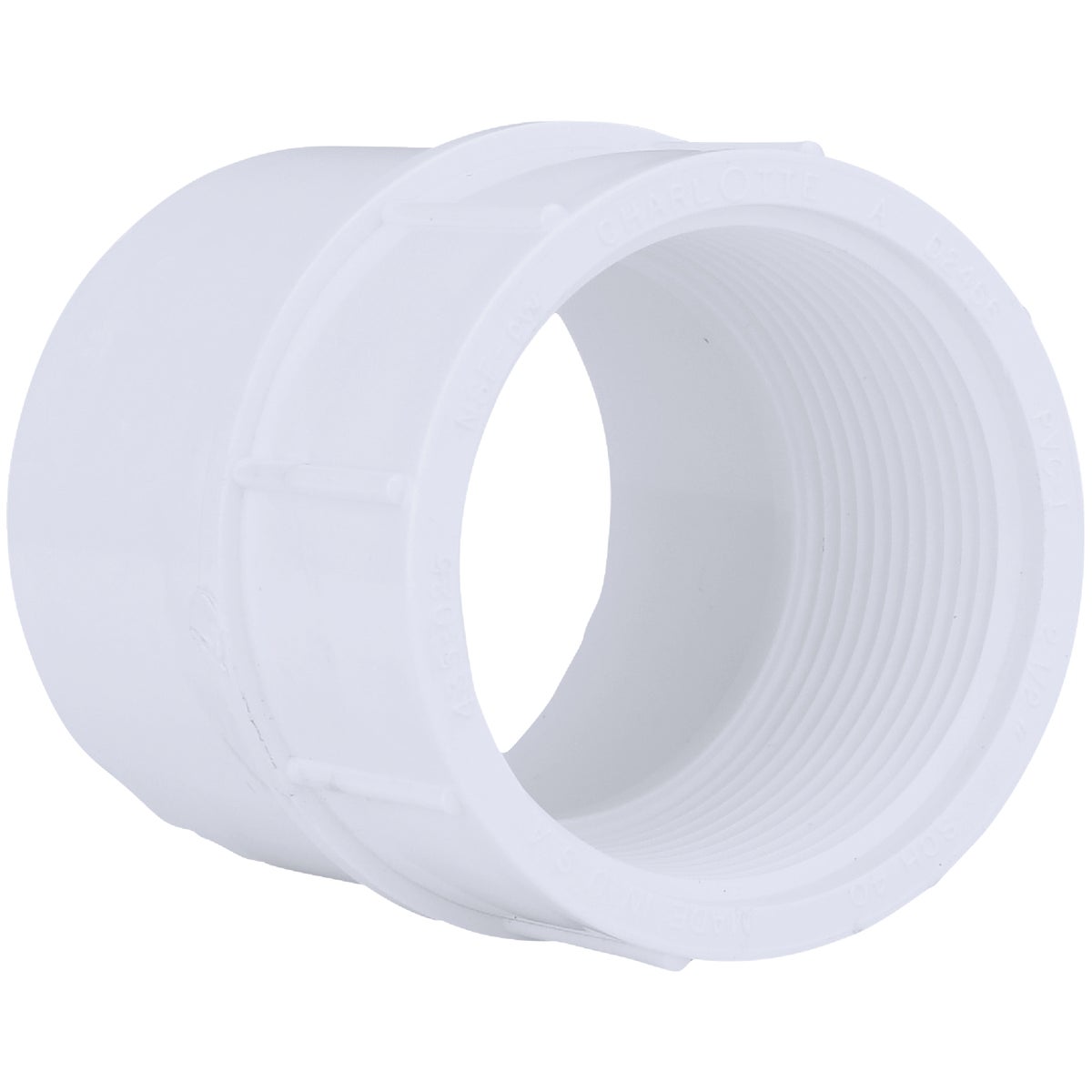 Charlotte Pipe 1-1/4 In. Schedule 40 Female PVC Adapter Image 1