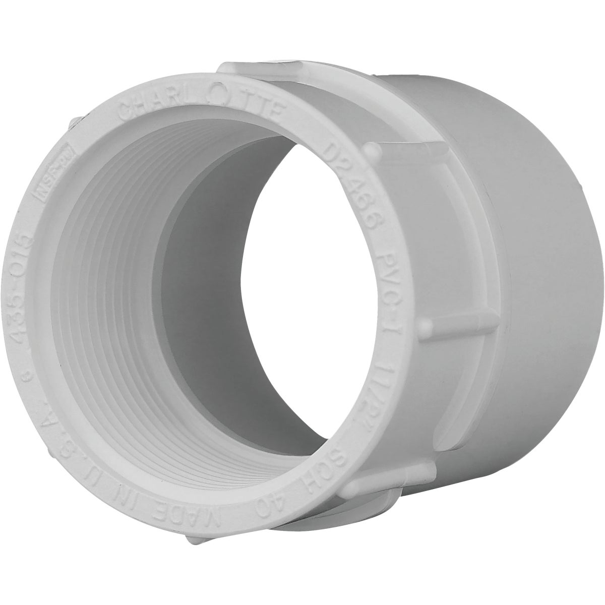 Charlotte Pipe 1-1/2 In. Schedule 40 Female PVC Adapter Image 1