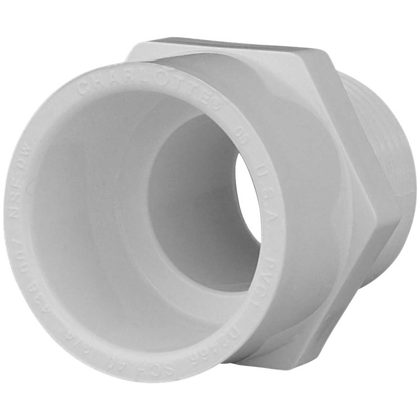 Charlotte Pipe 3/4 In. x 3/4 In. Schedule 40 Male PVC Adapter Image 1