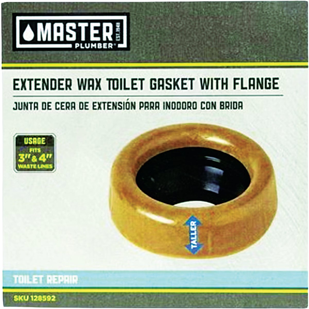 Master Plumber No. 10 No-Seep Wax Toilet Gasket