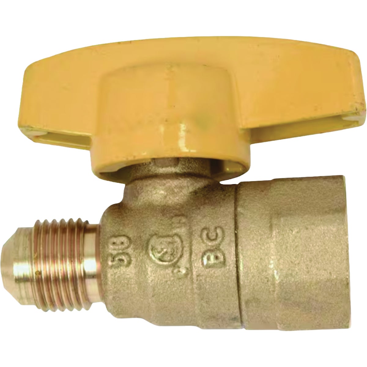 BrassCraft 3/8 In. O.D. x 1/2 In. FPT Straight Gas Valve