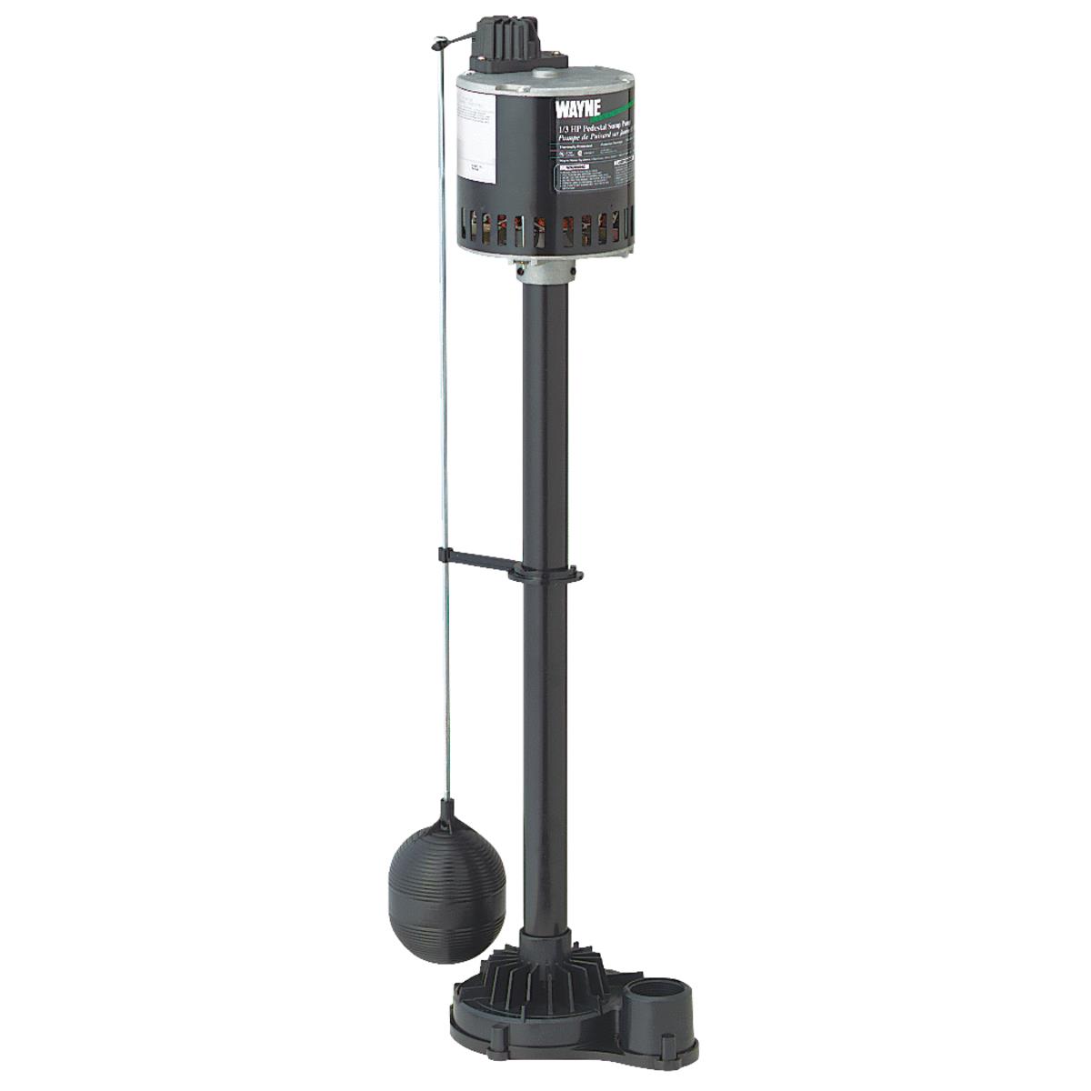 Wayne 1/3-HP Thermoplastic Pedestal Sump Pump Image 1