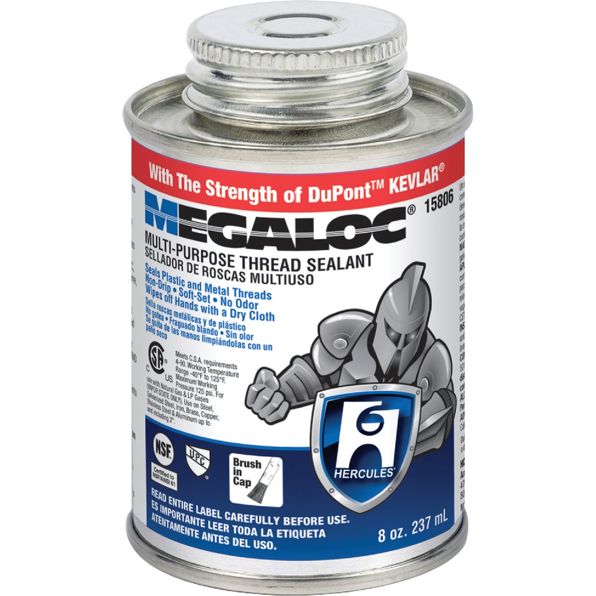 Hercules Megaloc 8 Oz. Multi-Purpose Thread Sealant