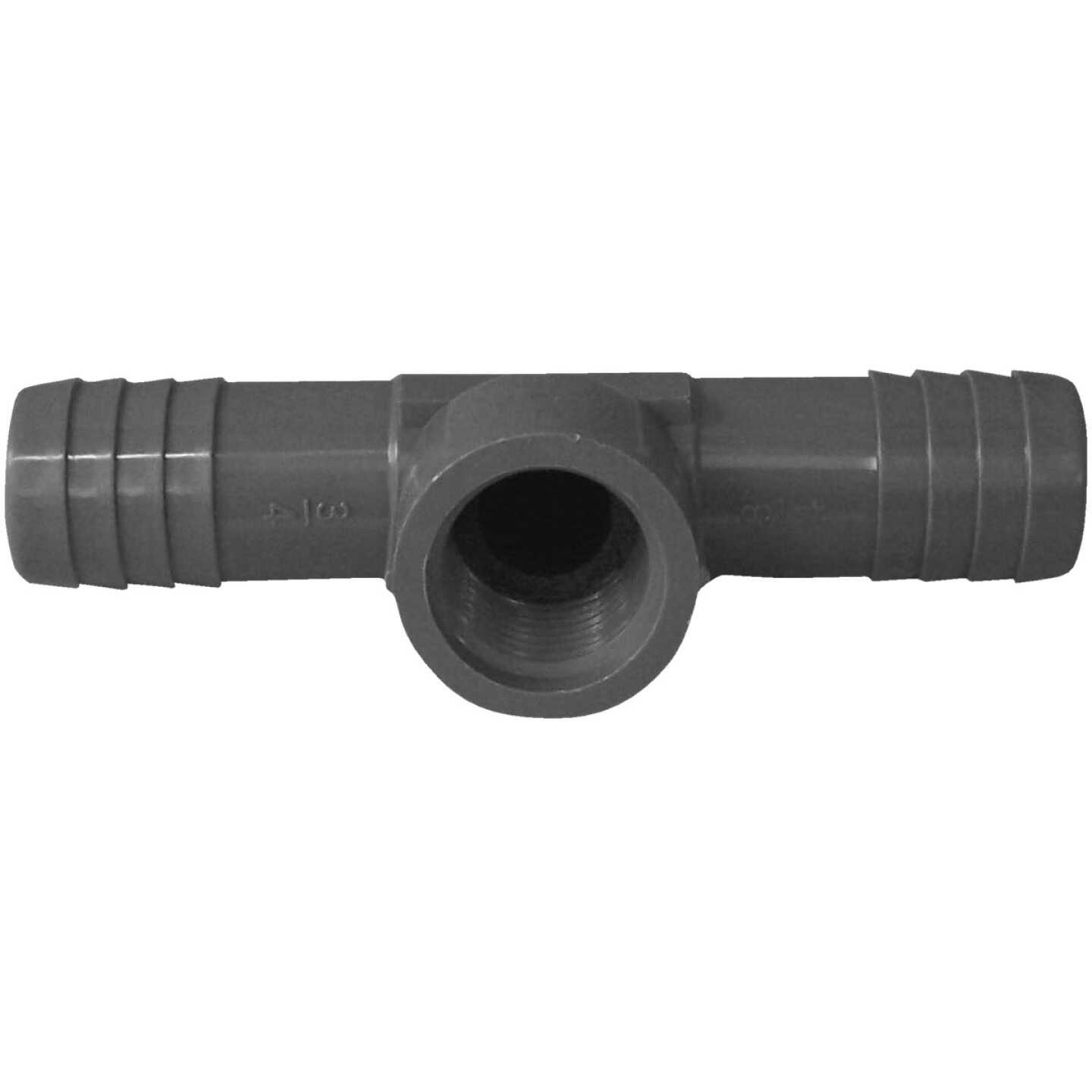 Boshart 3/4 In. x 3/4 In. x 1/2 In. FIP Combination Polypropylene Insert Tee Image 1