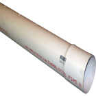 Charlotte Pipe 4 In. x 10 Ft. Perforated PVC Drain and Sewer Pipe, Belled End (3-Row) Image 1