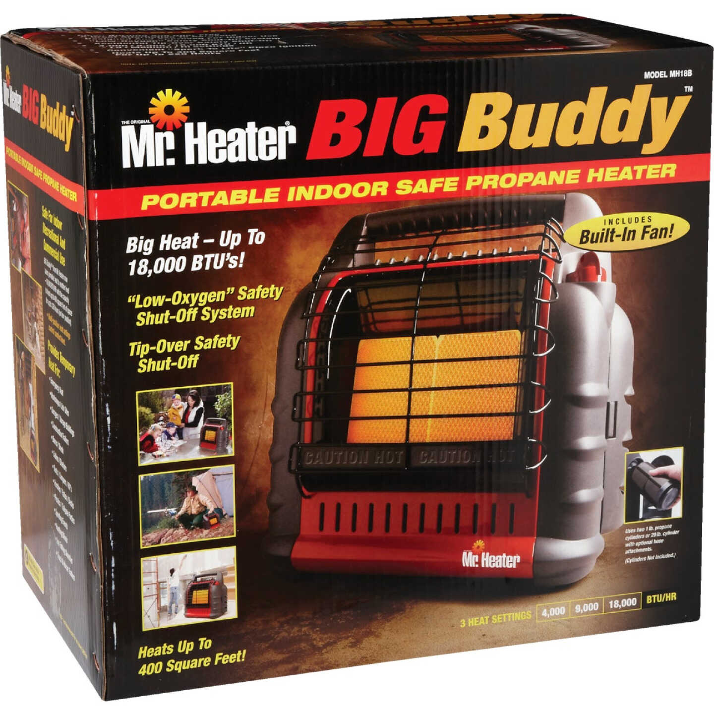 MR. HEATER Big Buddy 18,000 BTU Radiant Propane Heater Image 7