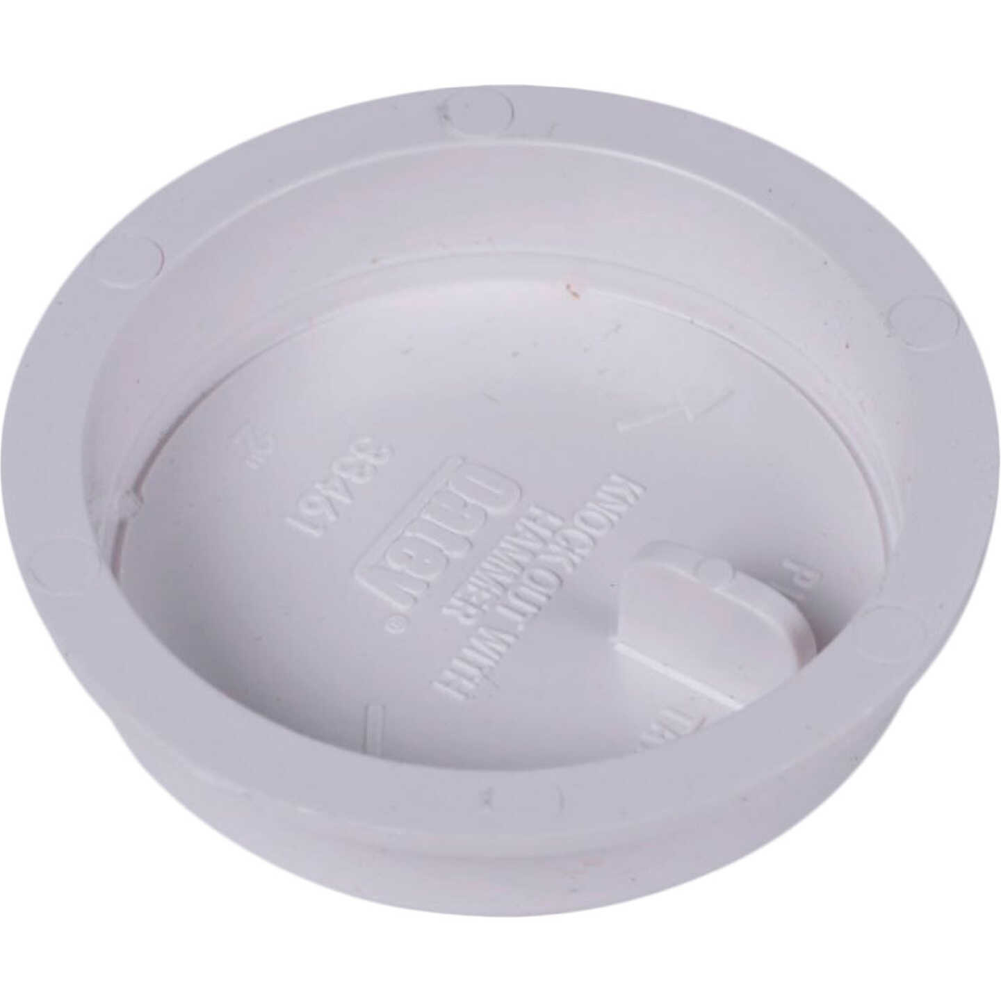 Oatey 2 In. Knock-Out Test Cap ABS Plug Image 1