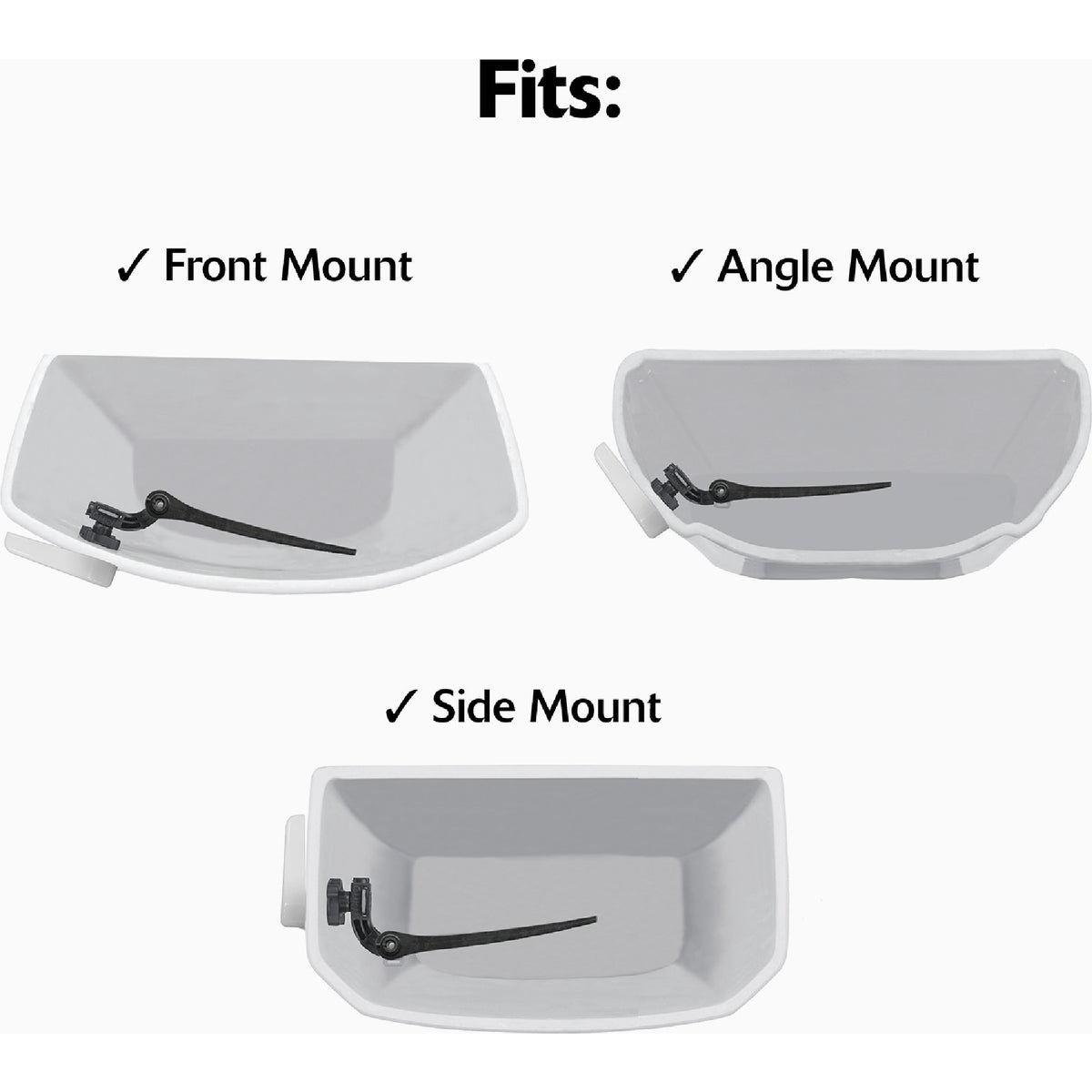 Korky Universal White Flush Tank Lever with Plastic Handle Image 5