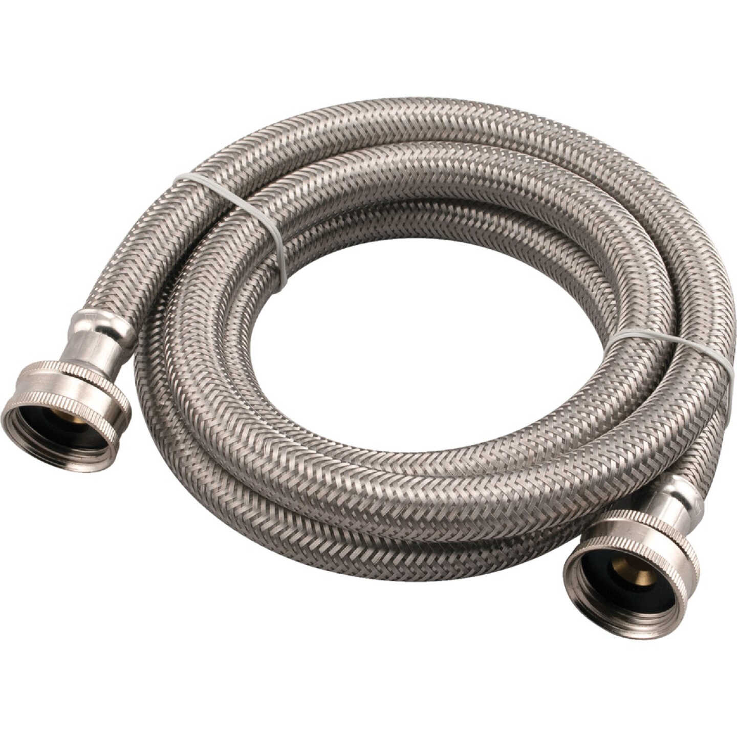 ProLine 3/4 In. FHT x 3/4 In. FHT x 60 In. Braided Stainless Steel Washing Machine Connector Image 1