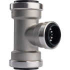 QuickFitting 1 In. x 1 In. x 3/4 In. Push-to-Connect Stainless Steel Reducing Tee Image 4
