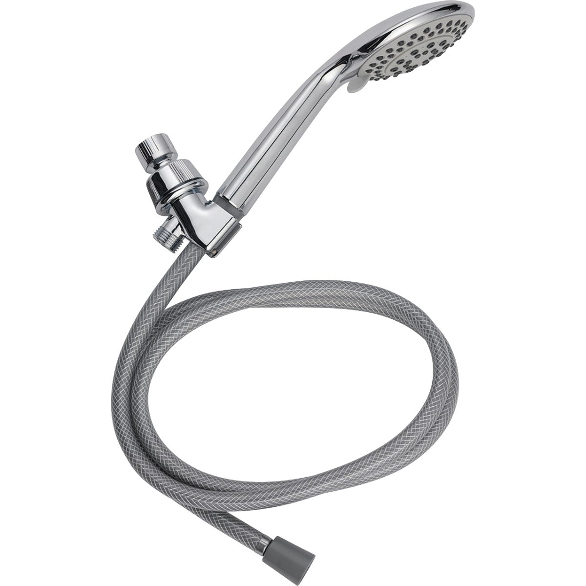 HomePointe Handheld Shower Head, 5 Settings, Chrome Plastic Image 1