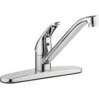 Homepointe Homepointe Single Lever Handle Rounded Kitchen Faucet, Chrome Image 1