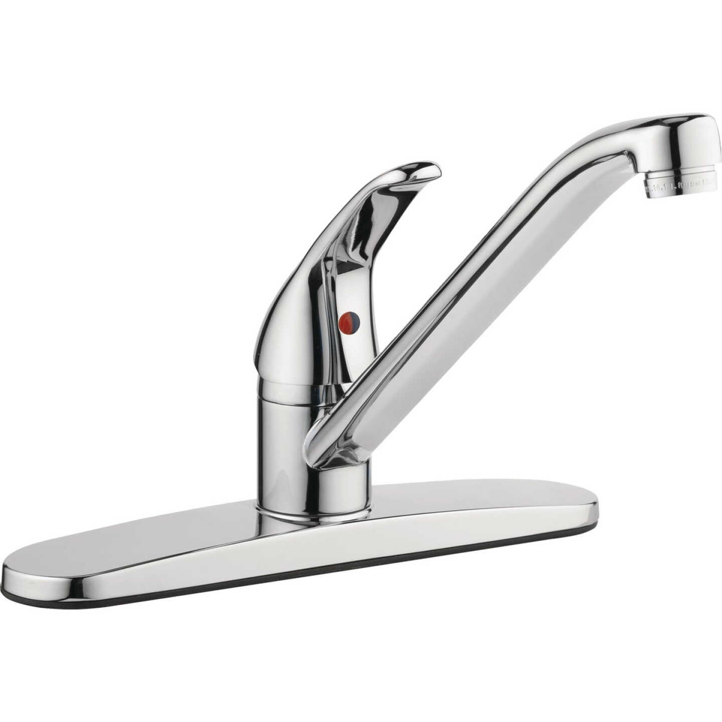 Homepointe Homepointe Single Lever Handle Rounded Kitchen Faucet, Chrome Image 1