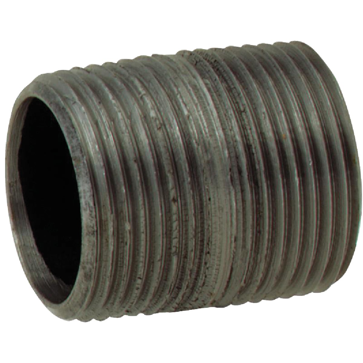 Anvil 3/8 In. x Close Schedule 40 Steel Black Iron Nipple Image 1