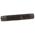 Anvil 3/8 In. x 4 In. Schedule 40 Steel Black Iron Nipple Image 1