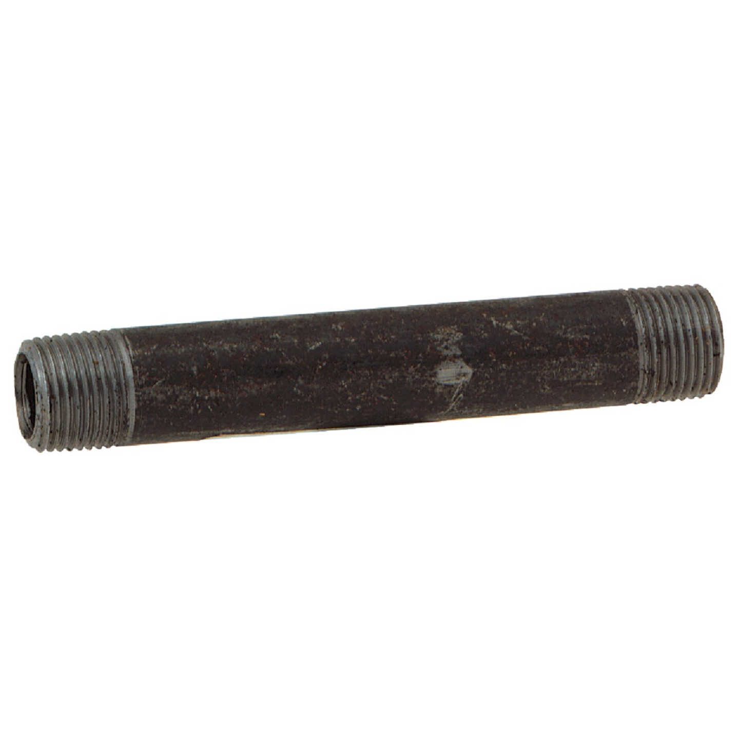 Anvil 3/8 In. x 4 In. Schedule 40 Steel Black Iron Nipple Image 1