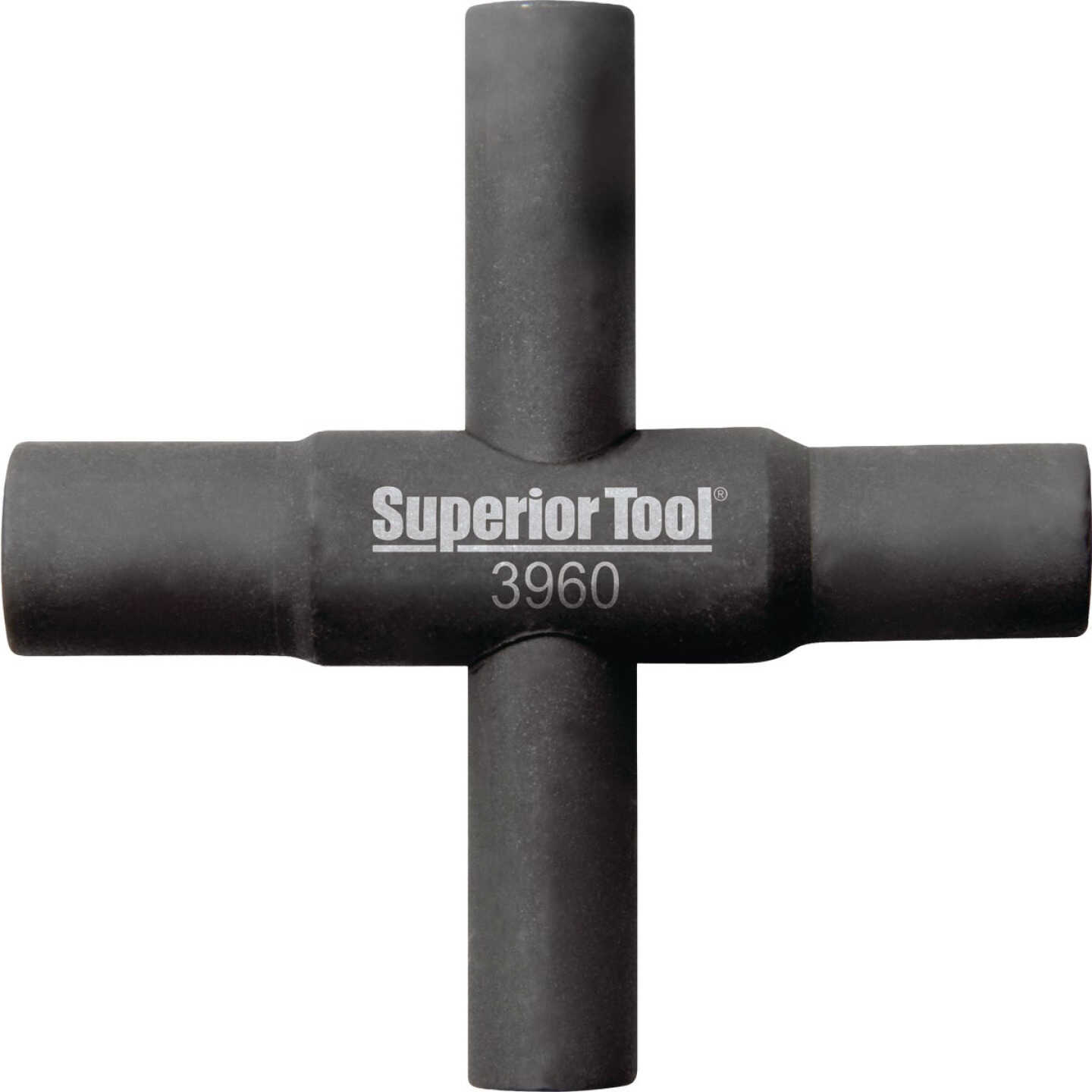 Superior Tool 4-Way Sillcock Faucet Key Image 1