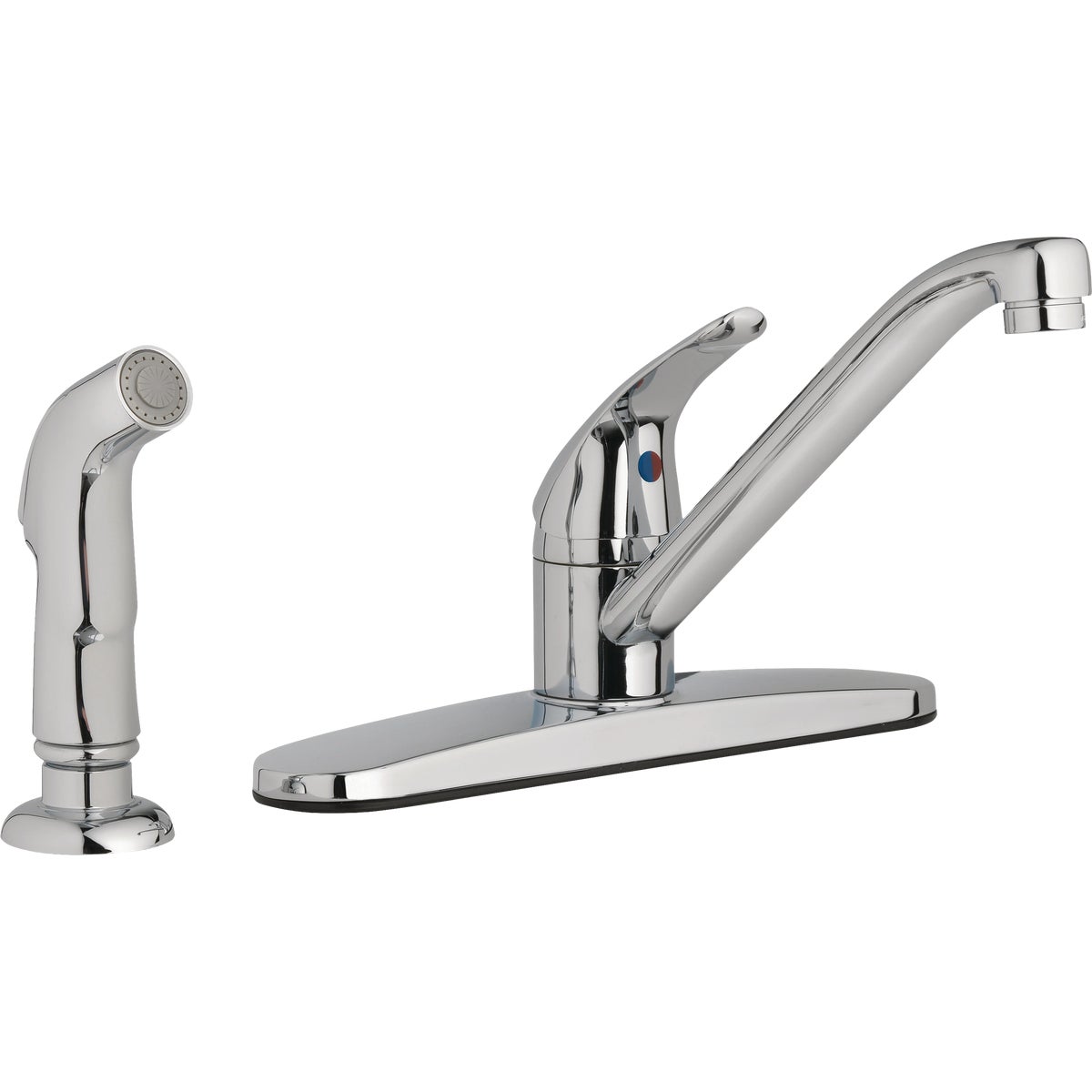Homepointe Single Lever Handle Kitchen Faucet, Chrome