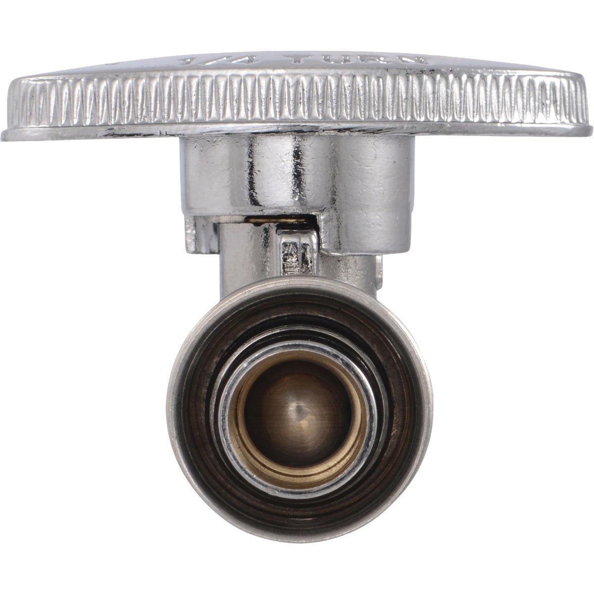 SharkBite 1/2 In. PEX Press x 3/8 In. OD Brass Straight Stop Image 4