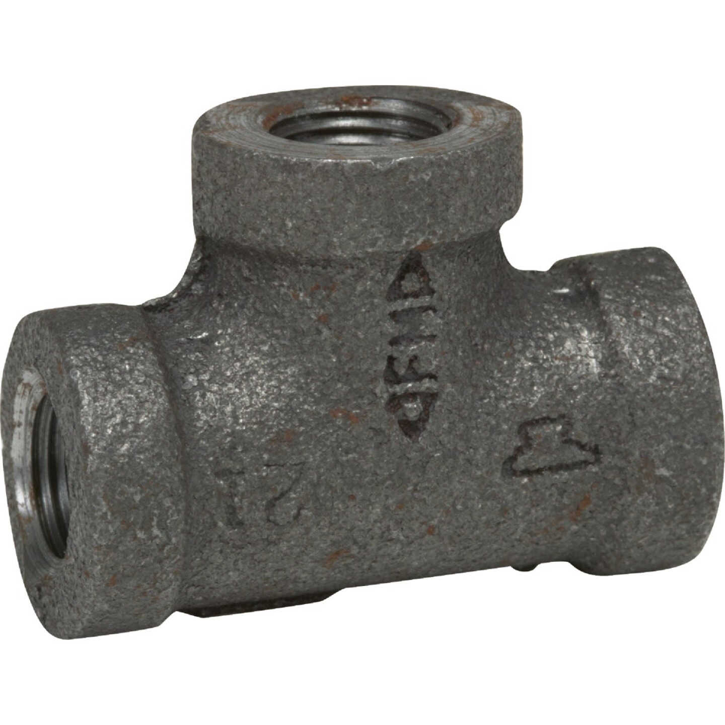 Anvil 1-1/4 In. Standard Malleable Black Iron Tee Image 1