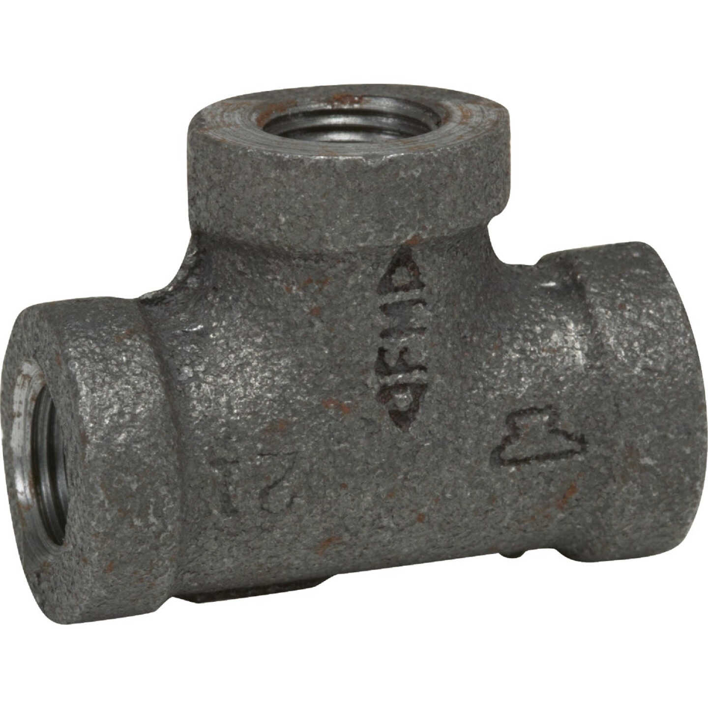Anvil 1-1/2 In. Standard Malleable Black Iron Tee Image 1