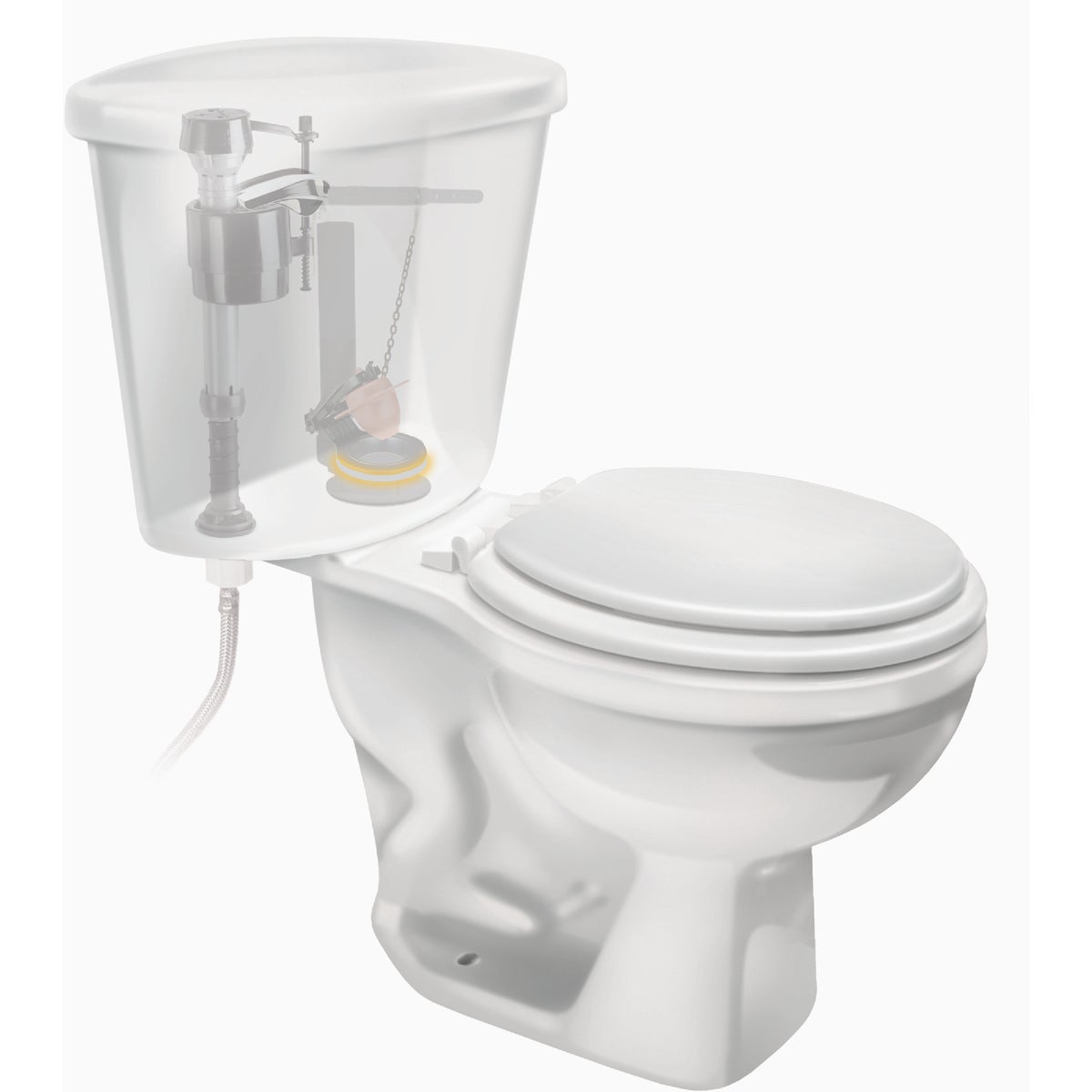 Fluidmaster Flush Valve Repair Ballcock Kit & Parts  Image 2