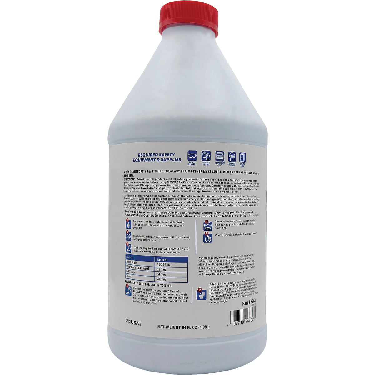 Flow-Easy 64 Oz. Liquid Drain Opener Image 3