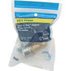SharkBite 3/4 In. x 3/4 In. FNPT PEX Press Brass Adapter Elbow Image 2