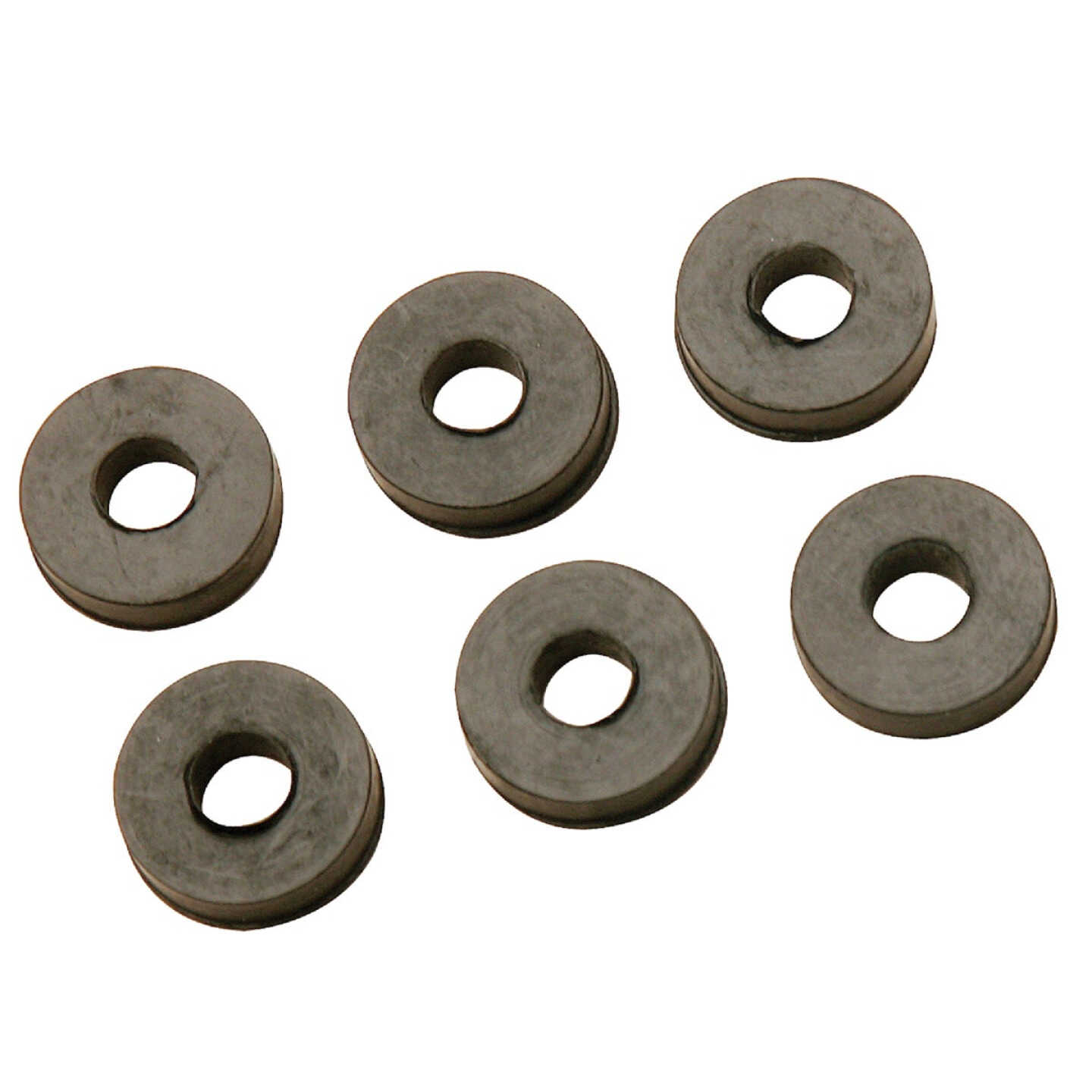 Do it Best 11/16 In. Black Flat Faucet Washer (6 Ct.) Image 1
