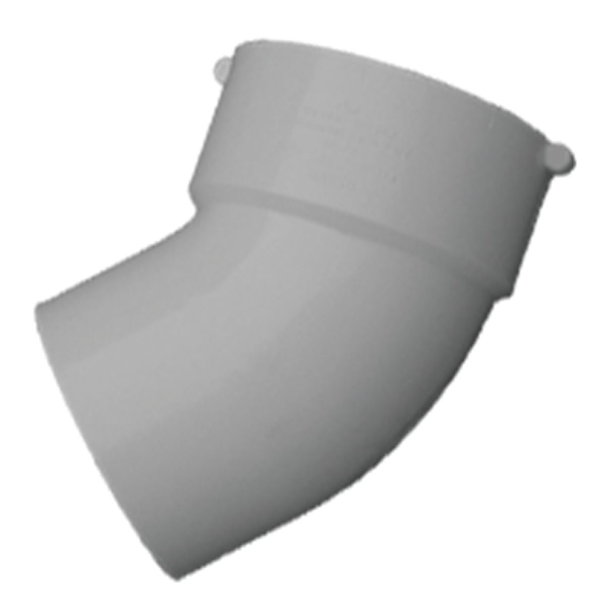 IPEX 4 In. SDR 35 45 Deg. PVC Sewer and Drain Street Elbow (1/8 Bend)