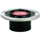Sioux Chief Total Knockout 3 In. Spigot ABS Toilet Flange with Stainless Steel Swivel Ring Image 1