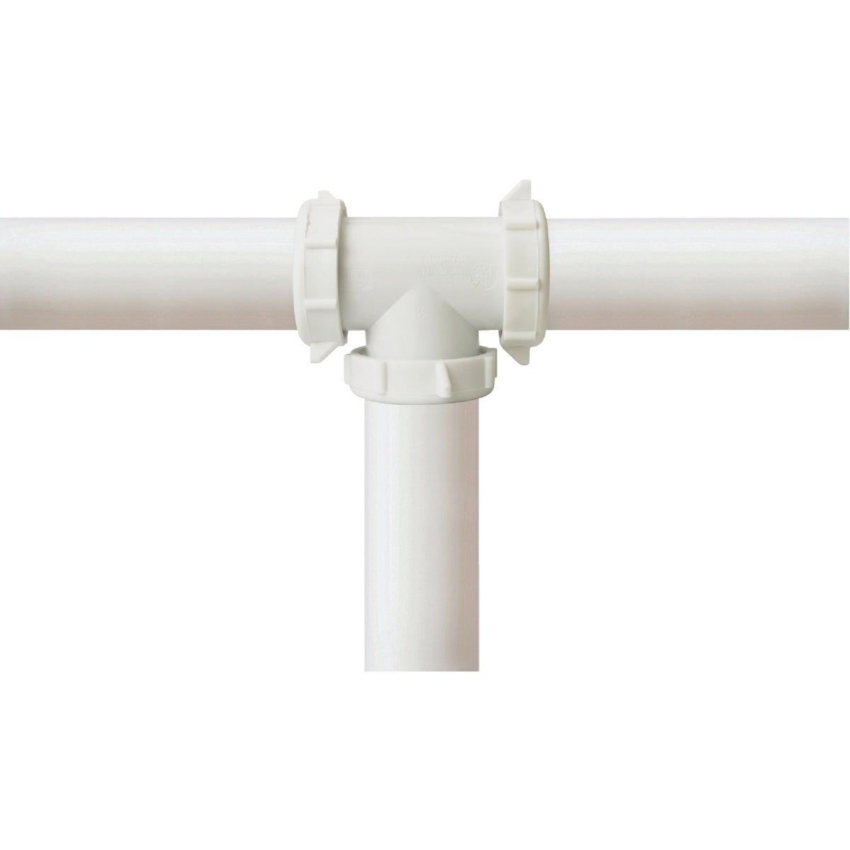 Do it Best 1-1/2 In. White PVC Three-Way Coupling Tee Image 4