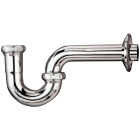 Keeney 1-1/2 In. x 1-1/2 In. Chrome-Plated 17 Gauge Brass P-Trap Image 1