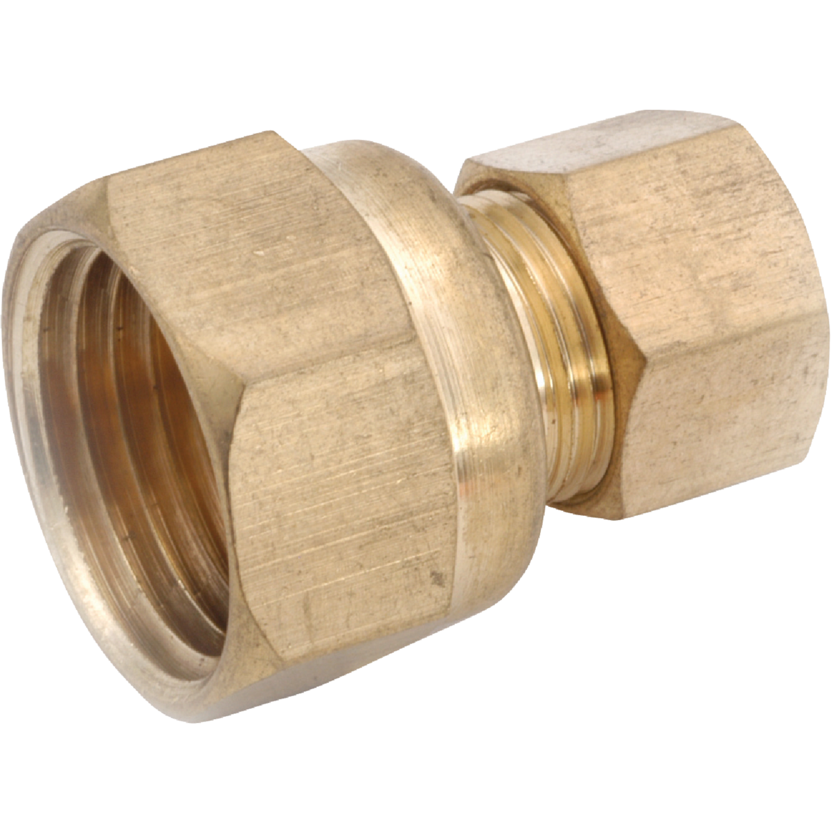 Anderson Metals 1/2 In. x 1/2 In. Brass Union Compression Adapter Image 1