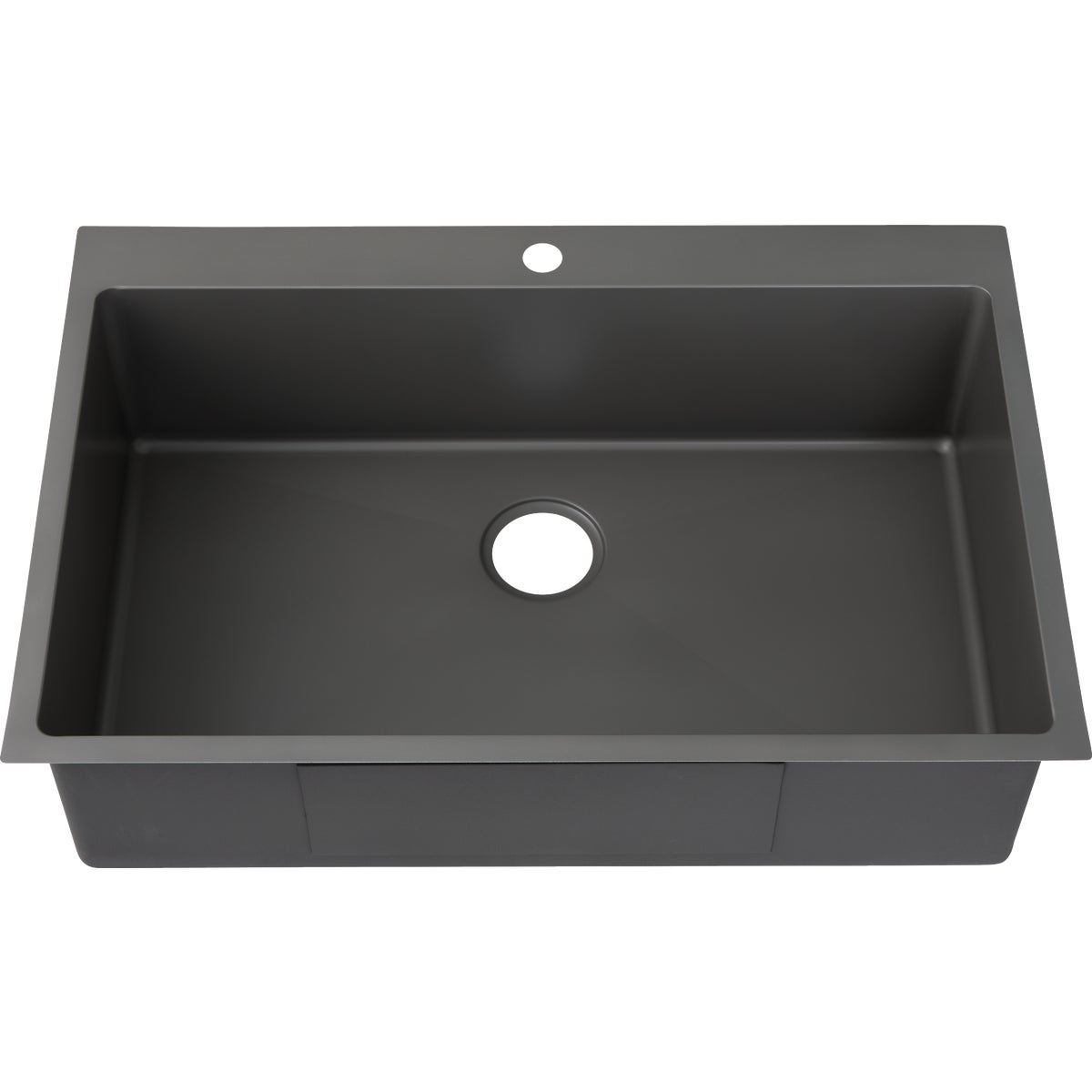 Stylebuilt 33 In. x 22 In. x 9 In. Single Bowl Dual Mount Kitchen Sink Image 2