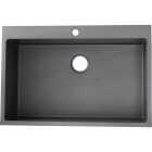 Stylebuilt 33 In. x 22 In. x 9 In. Single Bowl Dual Mount Kitchen Sink Image 3