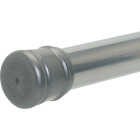 Zenith Zenna Home Straight 34-1/2 In. To 60 In. Adjustable Tension Shower Rod in Chrome Image 3
