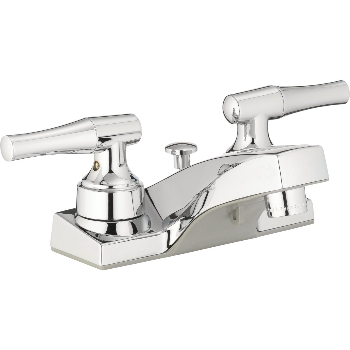 Homepointe, Chrome 2-Handle 4 In. Lavatory Faucet Image 1
