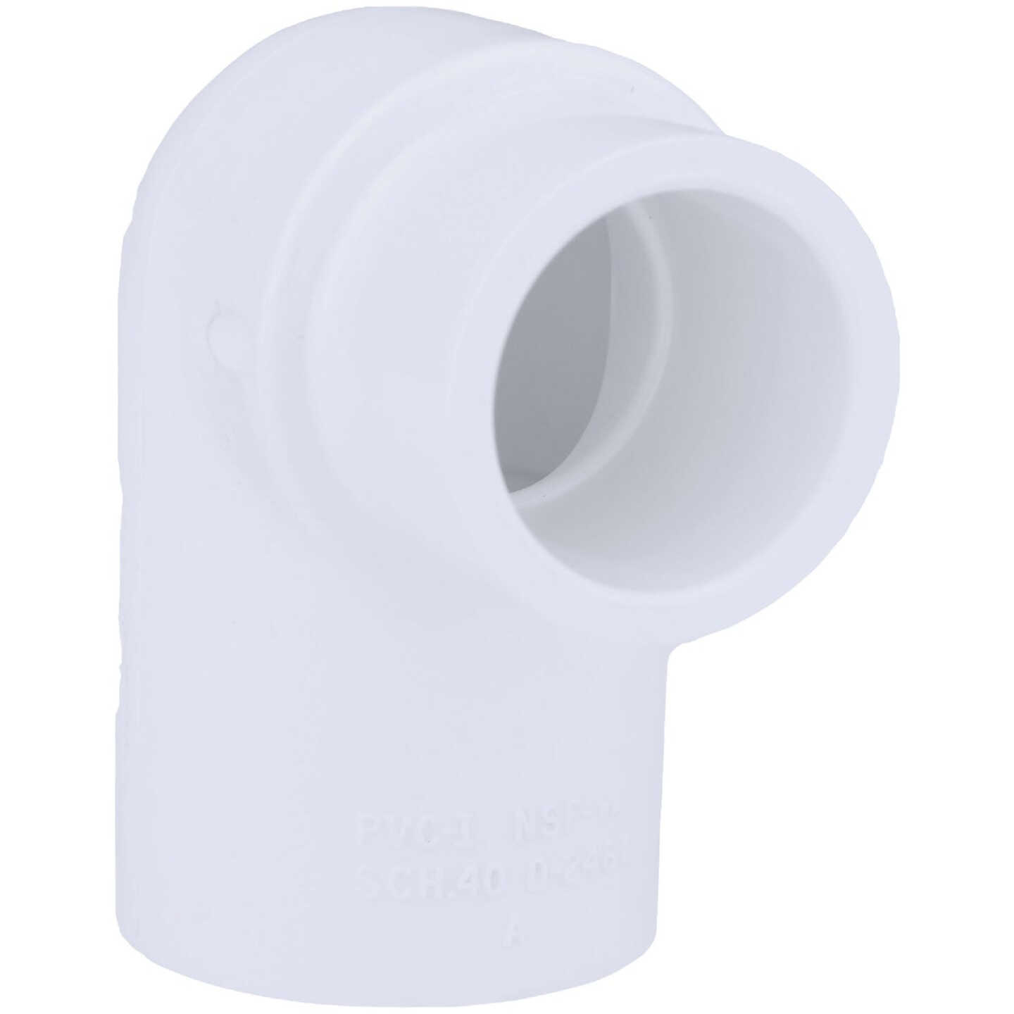 Charlotte Pipe 3/4 In. x 1/2 In. Slip x Slip Schedule 40 90 Deg. Reducing PVC Elbow (1/4 Bend) Image 1