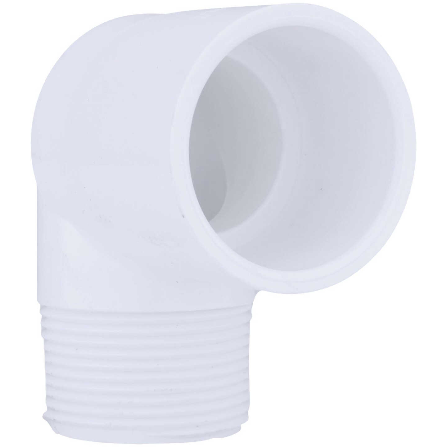 Charlotte Pipe 1-1/4 In. Slip x Male Schedule 40 90 Deg. Street PVC Elbow (1/4 Bend) Image 1