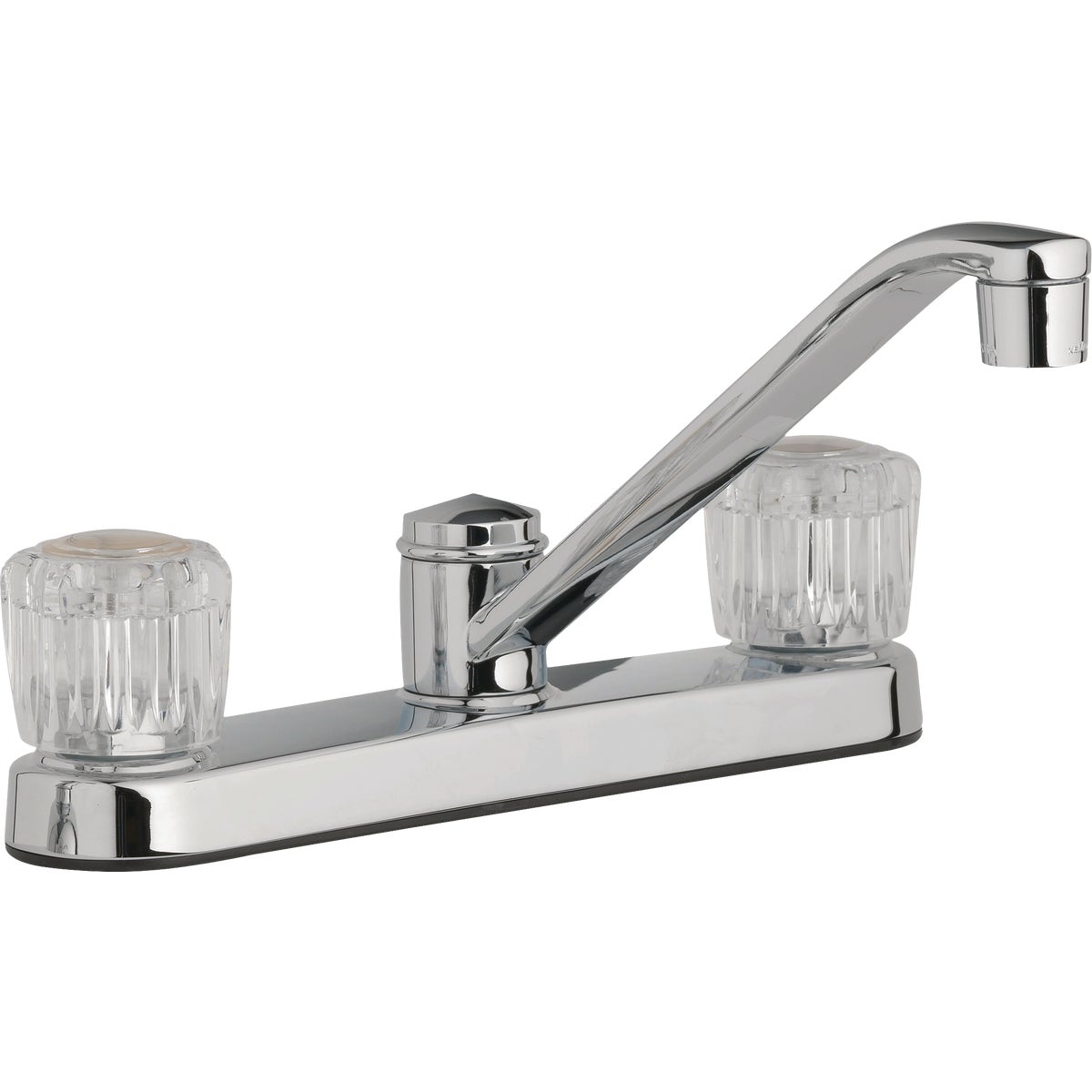 Homepointe2 Acrylic Handle Kitchen Faucet, Chrome