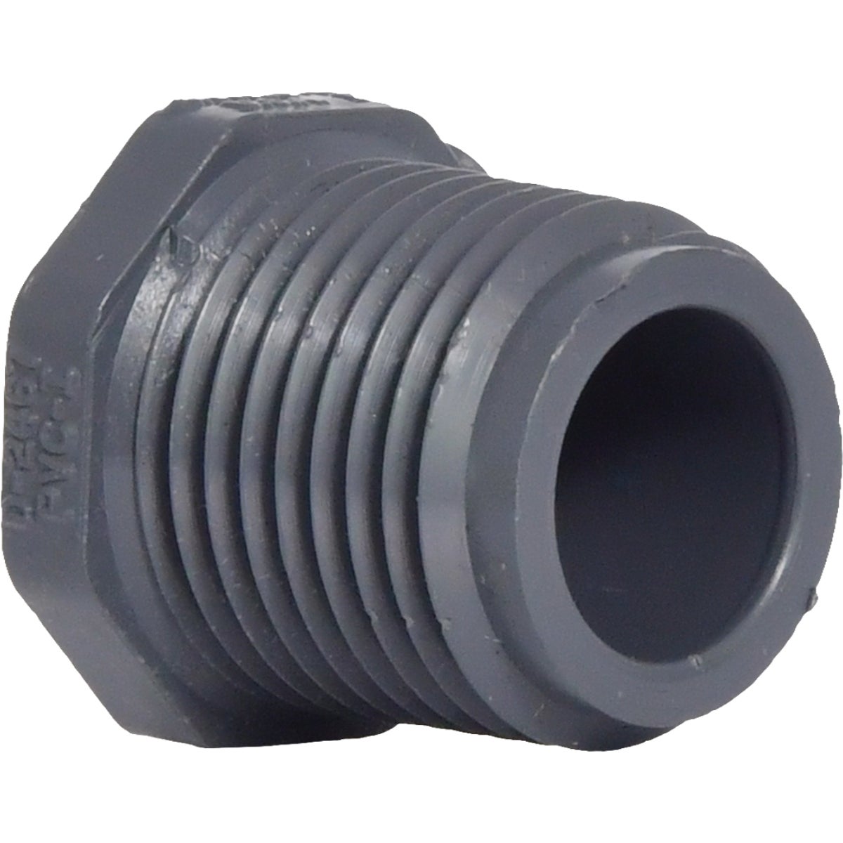 Charlotte Pipe 1/2 In. Gray Schedule 80 Male Pipe Thread Plug