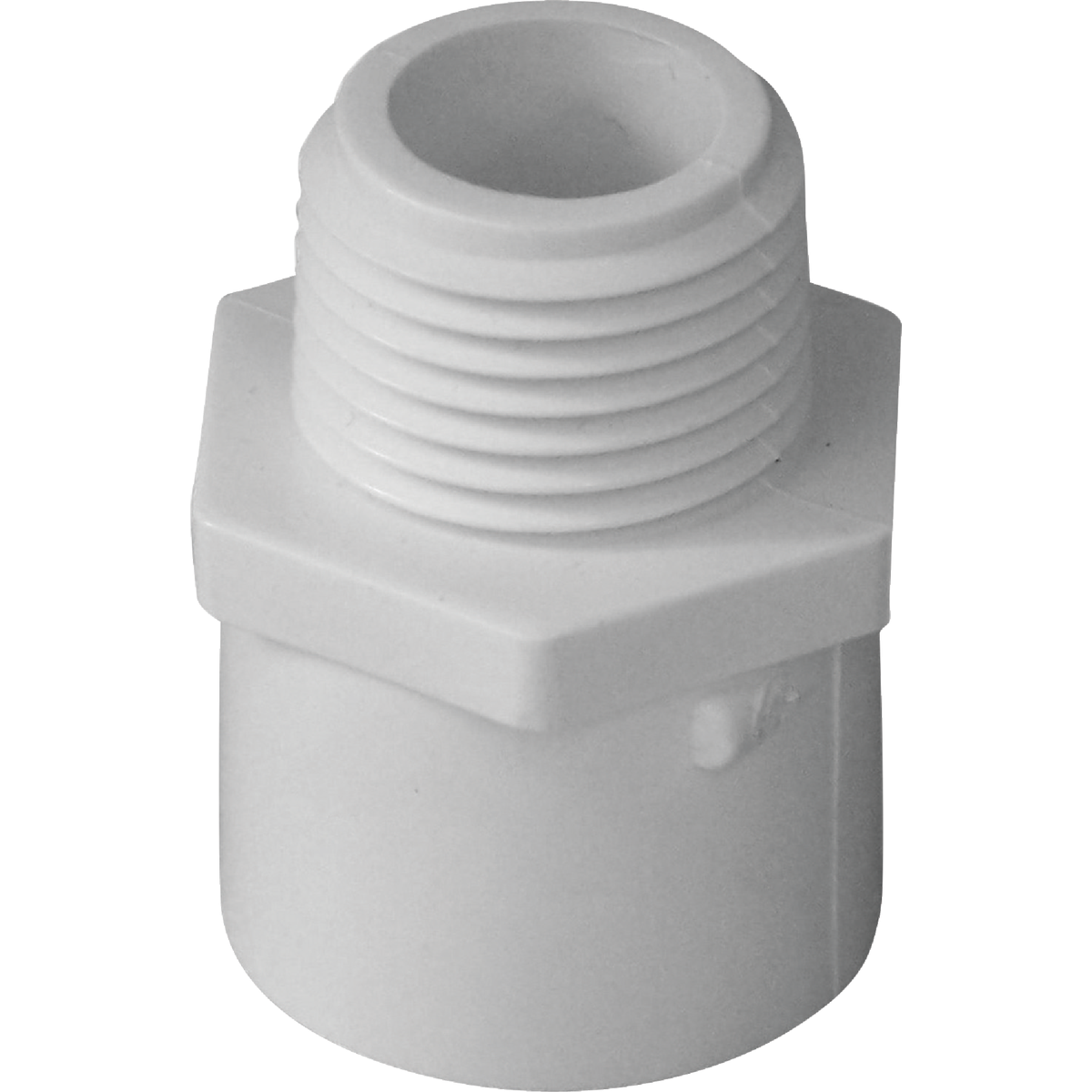 Charlotte Pipe 3/4 In. x 1 In. Schedule 40 Male PVC Adapter Image 1