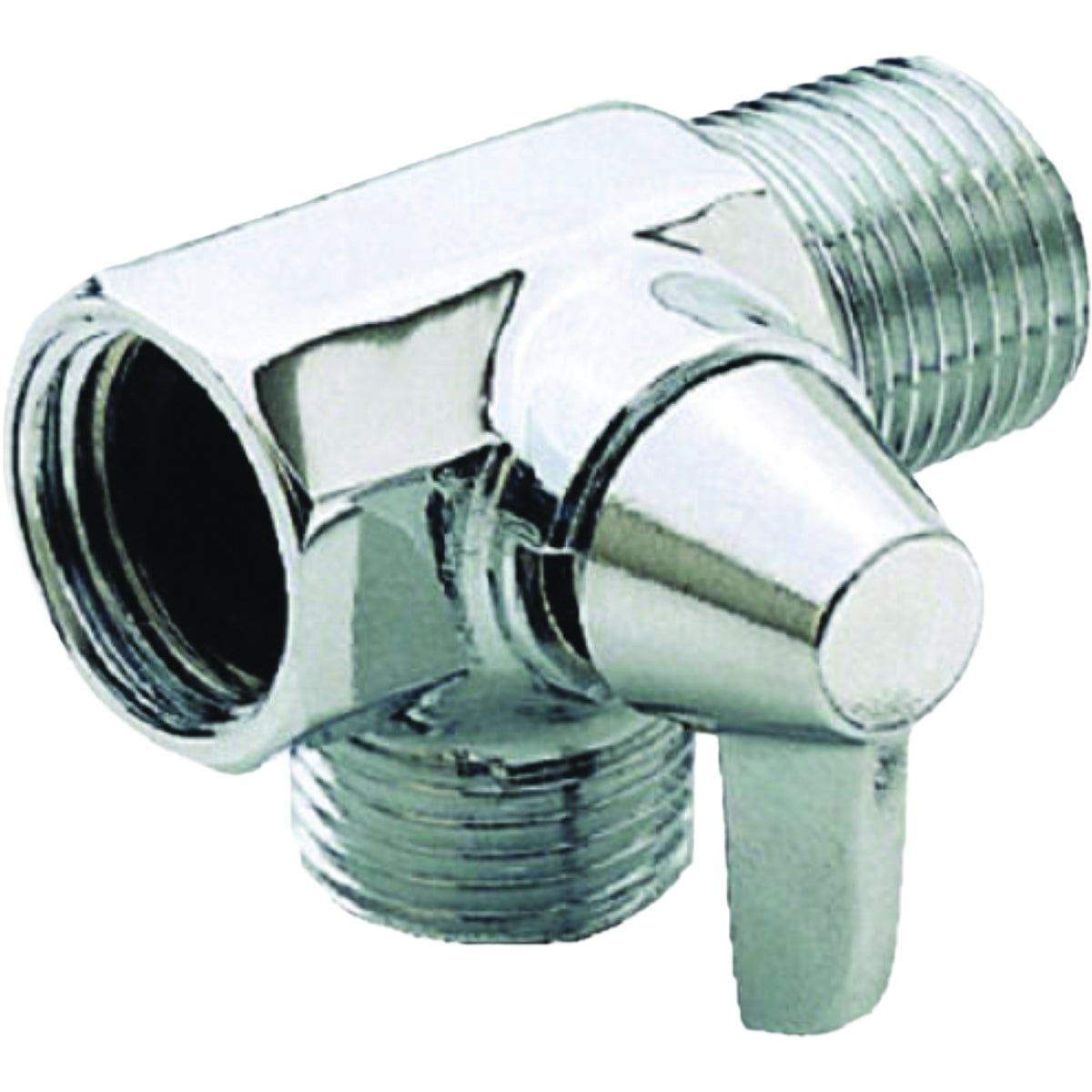 Master Plumber Chrome Finish Shower Flow Diverter With Arm Control